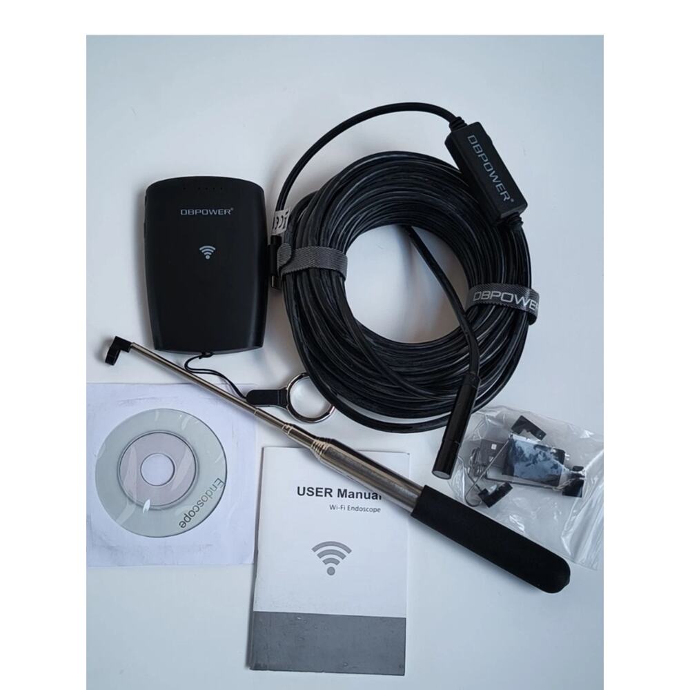 DBPower WF- 200  WiFi Endoscope Inspection Camera 10 M Cable iOS Android New Box